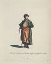 Habit of a Tartar in Kasan subject to Russia in 1768. Tartare de Kasan. (1757-1772)