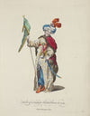 Habit of a Turkish standardbearer, in 1749. Porte-Enseigne Turc. (1757-1772)