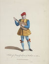 Habit of a young gentleman of Brabant in 1588. Jeune gentilhomme Brabançon. (1757-1772)