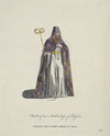Habit of an archbishop of Russia. Archrêque Russe en habit ordinaire du choeur. (1757-1772)