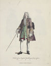 Habit of and English gentleman about 1700. Gentil-homme Anglois de l’année 1700. (1757-1772)