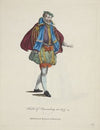 Habit of Nuremberg in 1577. Habillement des bourgeoise de Nuremberg. (1757-1772)