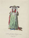 Habit of the Greek sultaness in 1749. Sultane Greque. (1757-1772)