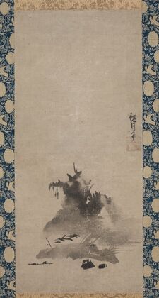 Haboku (Flung-ink) Landscape (c. 1510)