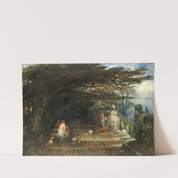 Haddon Hall Terrace by Alfred Joseph Woolmer