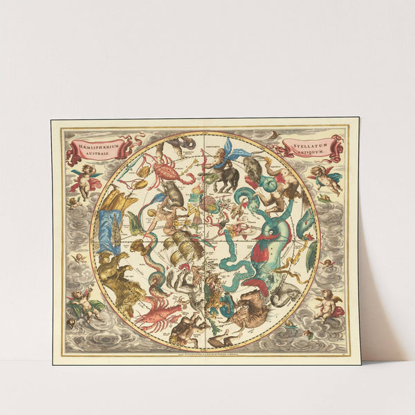 Haemisphaerium Stellatum Australe Antiquum (1660) by Andreas Cellarius