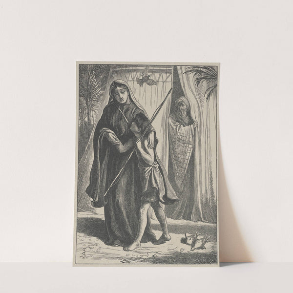 Hagar and Ishmael (1863–81) by Simeon Solomon