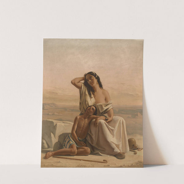 Hagar And Ishmael In The Desert (1851) by Luigi Alois Gillarduzzi