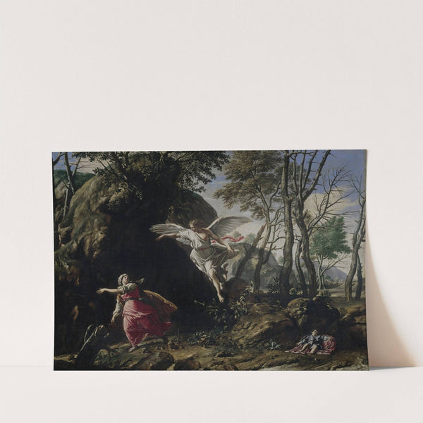 Hagar and Ishmael in the Wilderness by Francesco Cozza