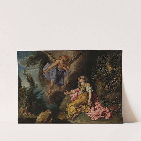 Hagar and the Angel by Pieter Lastman