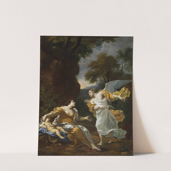 Hagar and the Angel by Michel Dorigny