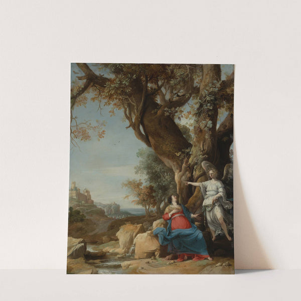 Hagar and the angel (1632) by Bartholomeus Breenbergh