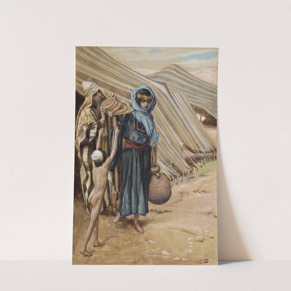 Hagar Departeth From Abraham (c. 1896-1902) by James Tissot