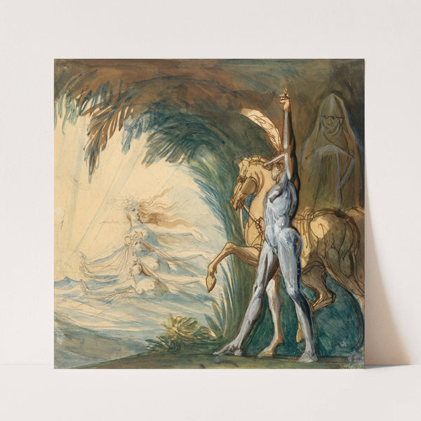 Hagen and the Nymphs of the Danube (1802) by Henry Fuseli