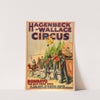 Hagenbeck-Wallace circus, Bombayo, The man from India (1907-1929) by Erie Litho Co.