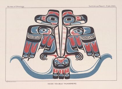 Haida double thunderbird