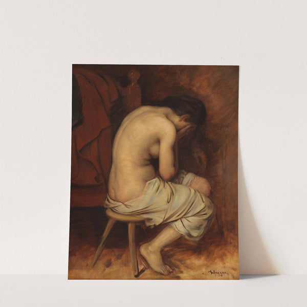 Halbakt (1880) by Franz von Defregger