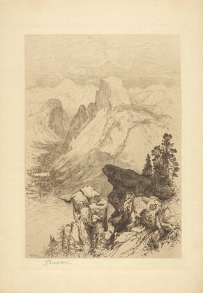 Half Dome at Yosemite (1887)