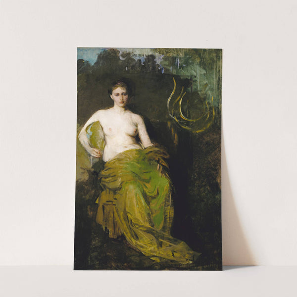Half Draped Figure by Abbott Handerson Thayer