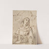 Half Figure of a Female Saint by Ubaldo Gandolfi