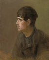 Half-Figure of a Young Man from Profile (1880–1900)