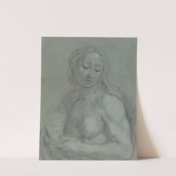 Half-Length of Mary Magdalene (verso) by Federico Barocci