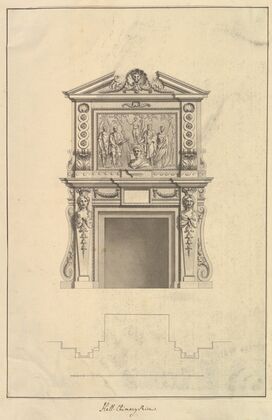 Hall Chimney-Piece, Houghton Hall, Norfolk