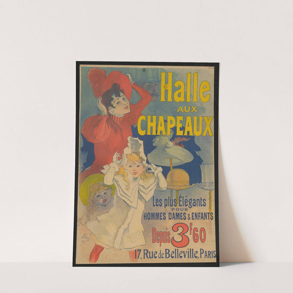 Halle aux chapeaux (1892) by Jules Chéret