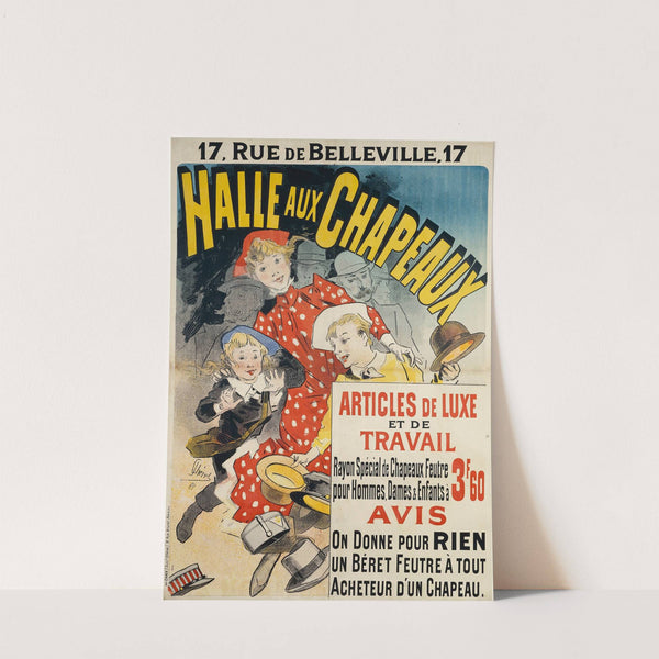Halle Aux Chapeaux (1888) by Jules Chéret