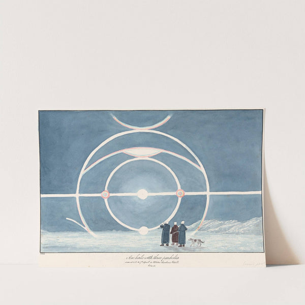 Halo with Three Parhelia, Winter Harbour Melville Island by Charles Hamilton Smith