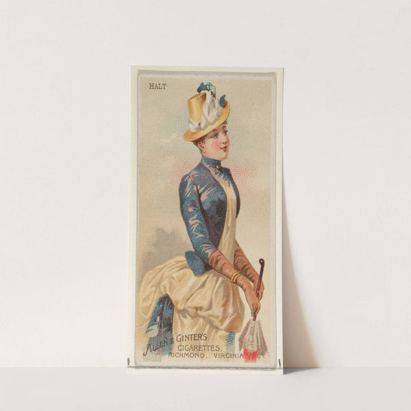 Halt (1888) by Allen & Ginter