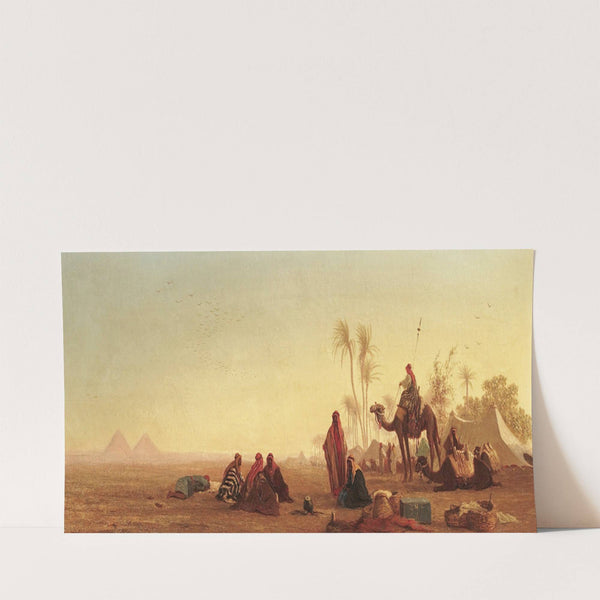 Halte À L’oasis by Charles Théodore Frère