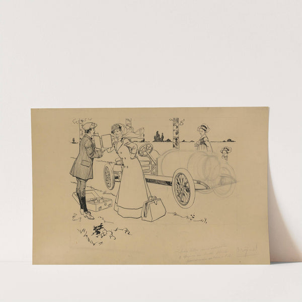 Halte des automobilistes by René Vincent