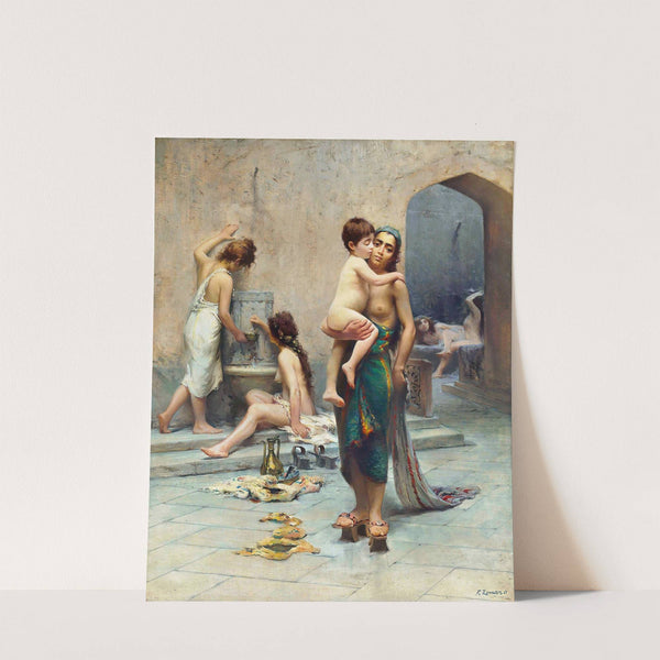 Hamam – il bagno (circa 1891-1902) by Fausto Zonaro