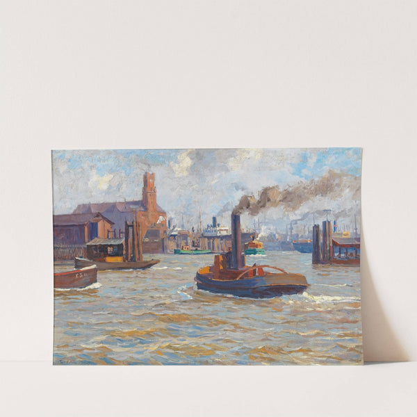 Hamburger Hafen by Paul Kutscha