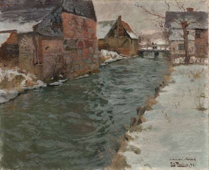Hameau en bord de rivière
