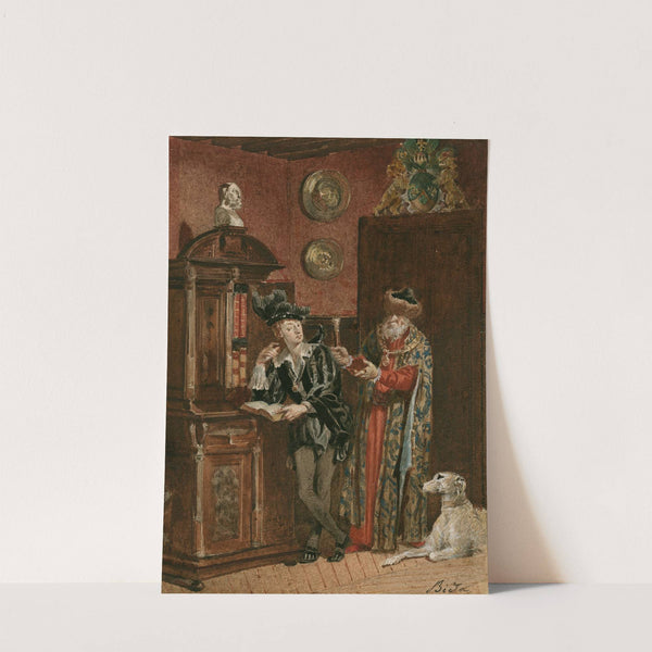 Hamlet, act 2, scene 2 (1893) by Alexandre Bida