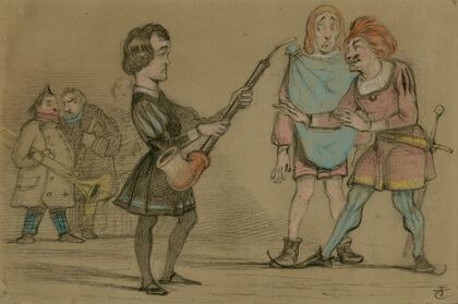 Hamlet act 3rd, scene 2d ; Hamlet, Rosencrants & Guildenstern