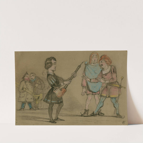 Hamlet act 3rd, scene 2d ; Hamlet, Rosencrants & Guildenstern by John Tenniel