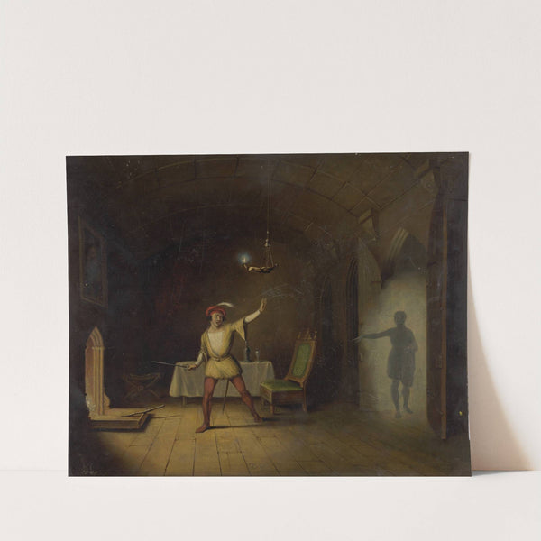 Hamlet and Ghost (1840) by William Henry Freeman