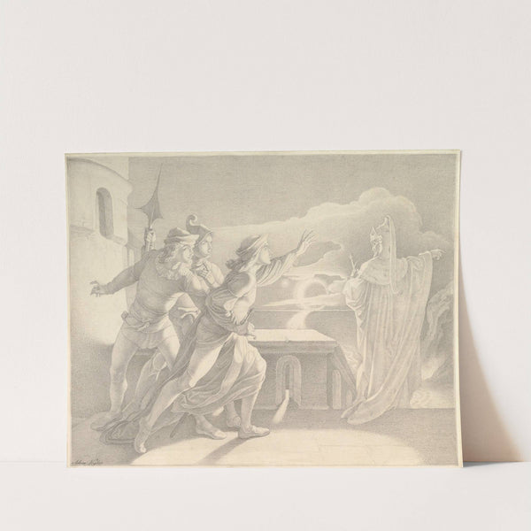 Hamlet and the Ghost of his Father by Adam Vogler
