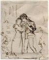 Hamlet contempleert de schedel van Yorick