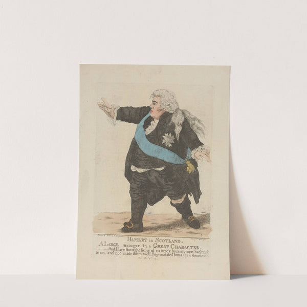 Hamlet in Scotland. (1794) by Robert Dighton