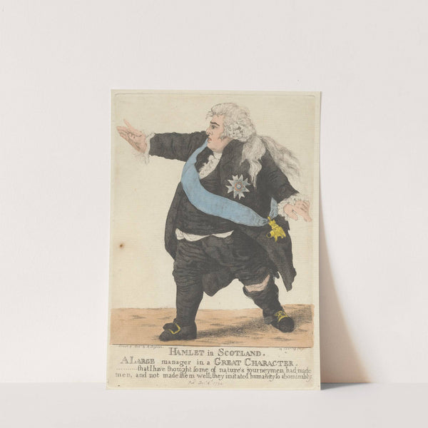 Hamlet in Scotland (1794) by Robert Dighton