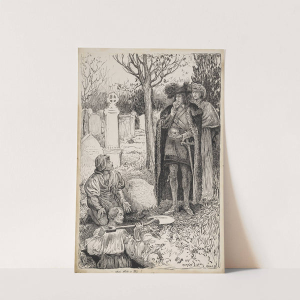 Hamlet, Prince of Denmark. Whose skull is this (1917-1918) by Louis Rhead