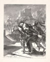 Hamlet wants to follow his father’s ghost (Act I, scene iv) (1864)