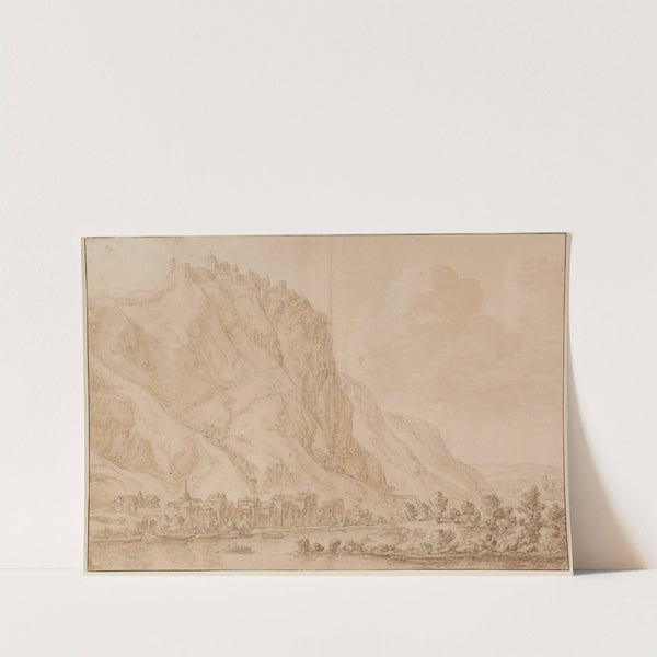 Hammerstein castle on the Rhine by Herman Saftleven III