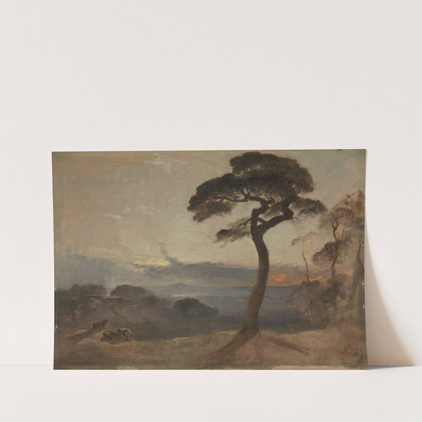 Hampstead Heath, Sunset (ca. 1845) by Francis Danby