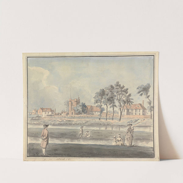 Hampton Court Church by Capt. Francis Grose