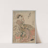 Hananoto of the Ebiya in Kyōmachi 1-chome, from the series Songs of the Four Seasons in the Pleasure Quarters by Anonymous